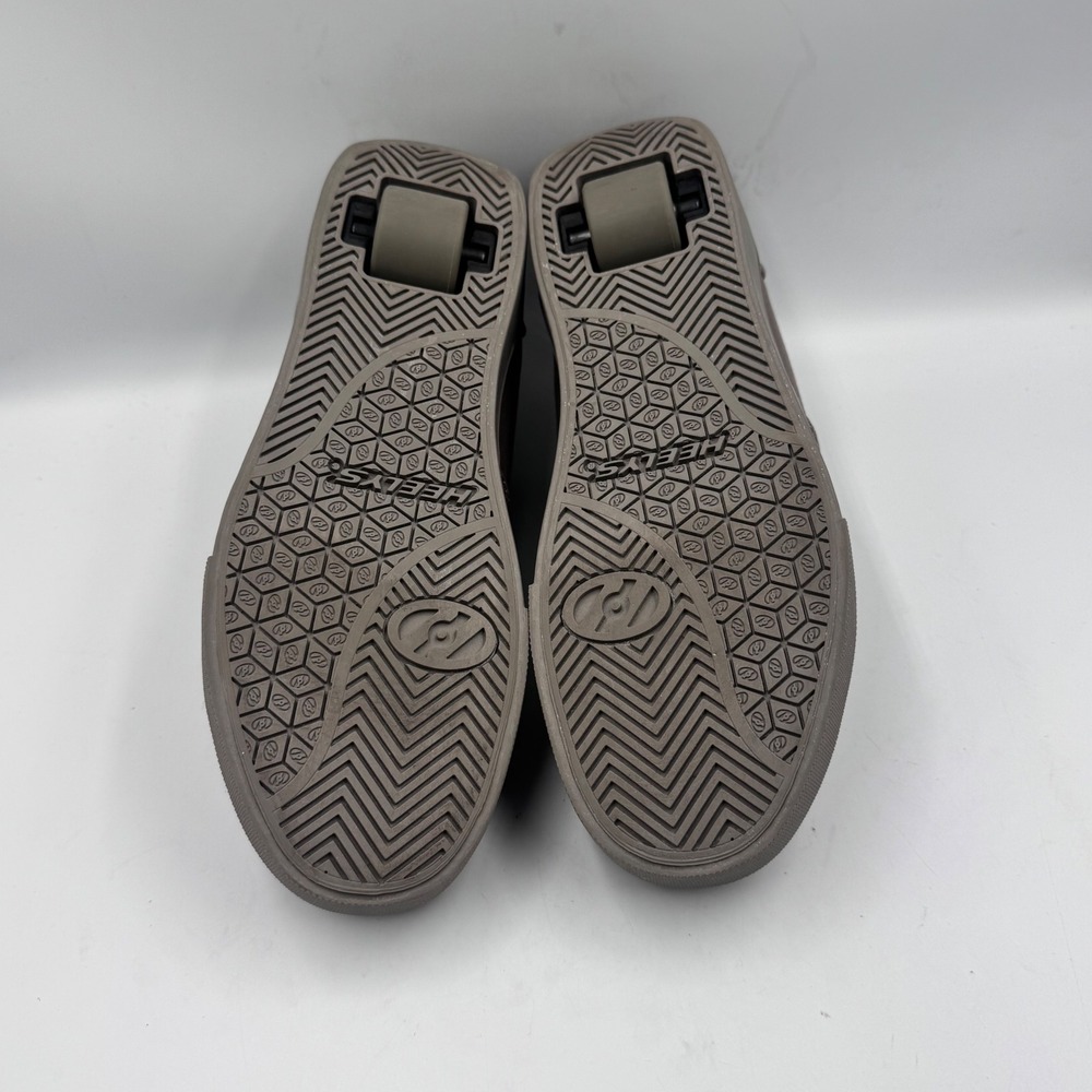 Heelys Launch Charcoal Gray Canvas Roller Skate Shoes Mens 8 70871